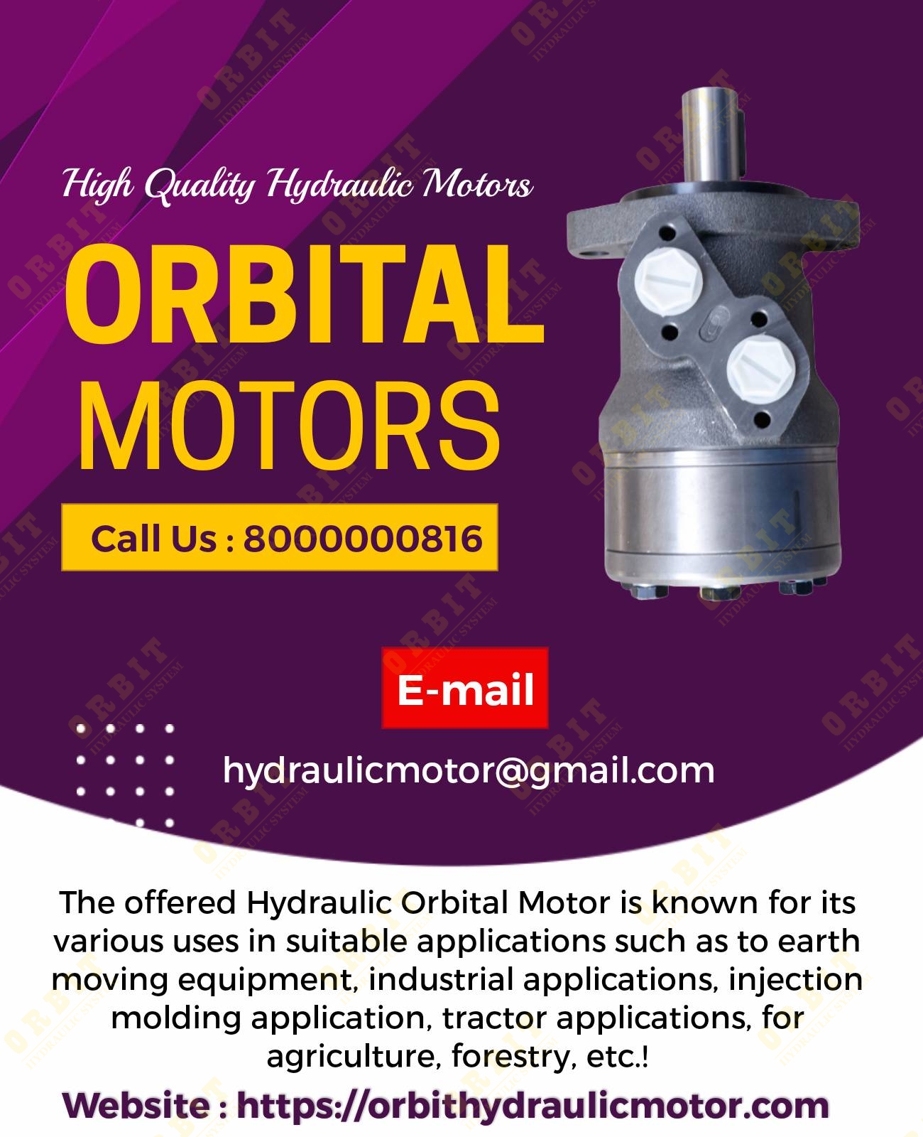 Danfoss OMM OMP OMR OMS Hydraulic Motor OMRX- 400 11186161 White Hydraulic Motor In Ahmedabad Mumbai Pune Nashik Indore Jaipur Delhi Kolkata Vasai Thane Coimbatore India
